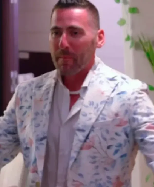 Below Deck Down Under S03 White Floral Blazer