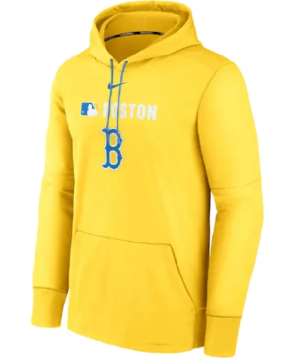 Boston Red Sox 2025 City Connect Yellow Hoodie