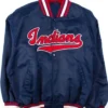 Cleveland Indians Blue Varsity Jacket