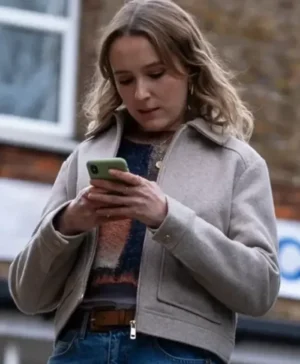 Code Of Silence S01 Rose Ayling Ellis Grey Jacket