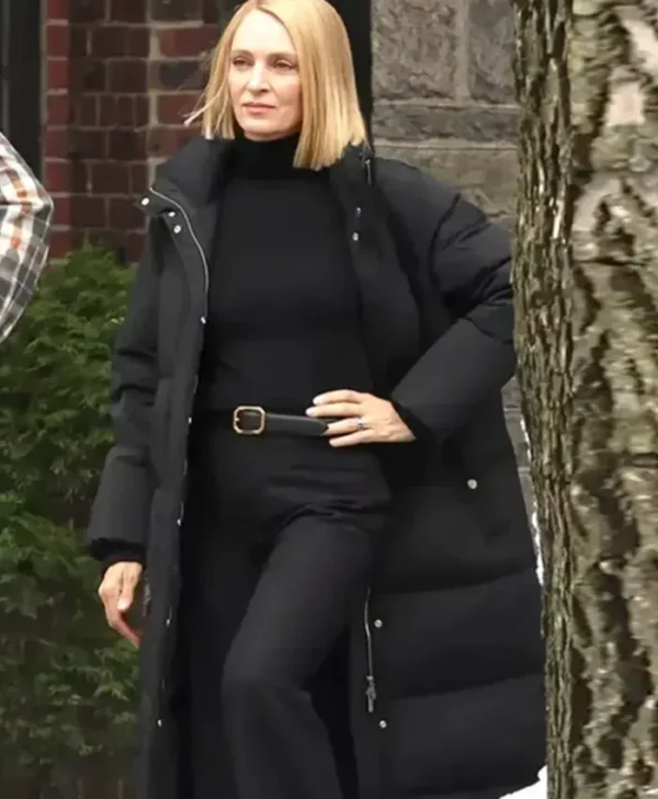Dexter Resurrection S 01 Uma Thurman Puffer Coat