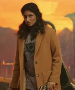 Doctor Who S15 Varada Sethu Yellow Coat