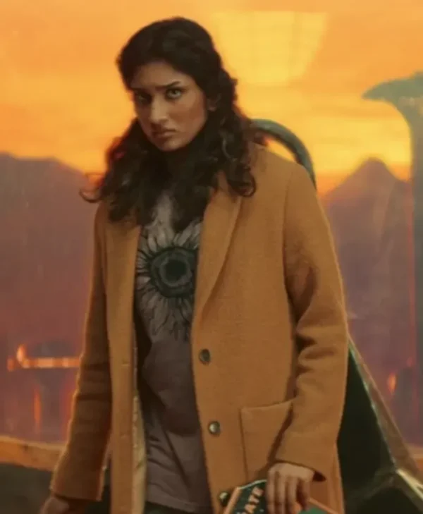 Doctor Who S15 Varada Sethu Yellow Coat
