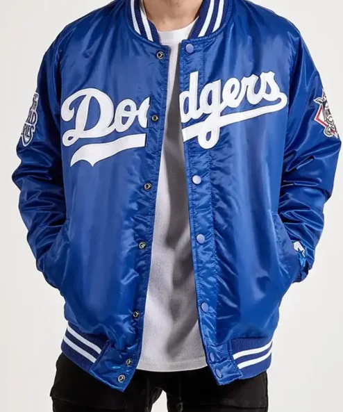 Dodgers Blue Varsity Jacket