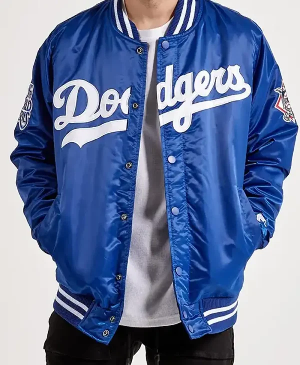 Dodgers Blue Varsity Jacket