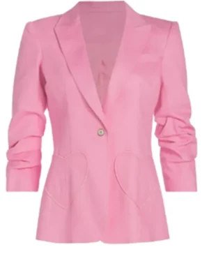 Found S02 Lacey Quinn Heart Pink Blazer