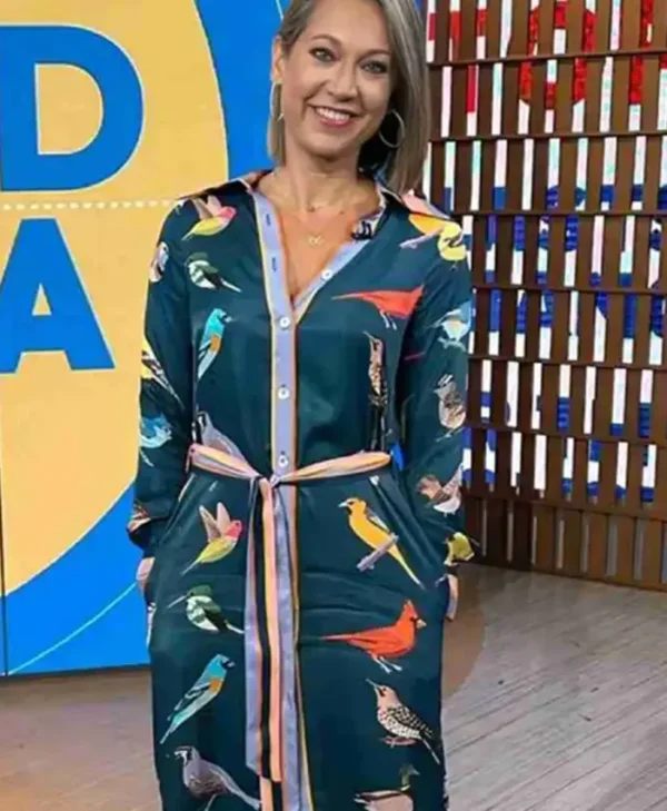 Good Morning America Ginger Zee Bird Robe