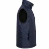 Mountainhead 2025 Jason Schwartzman blue vest with a stylish casual design