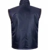 Mountainhead 2025 blue utility vest inspired by Jason Schwartzman's character style