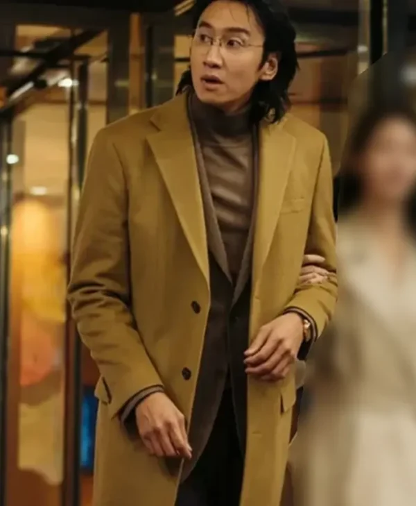 Karma S01 Lee Kwang Soo Brown Coat
