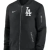LA Dodgers Dugout Black Bomber Jacket