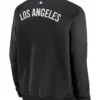 LA Dodgers Dugout Bomber Black Jacket