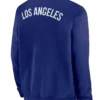 LA Dodgers Dugout Bomber Royal Jacket