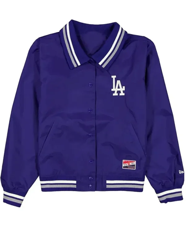 LA Dodgers Throwback Royal Varsity Jacket