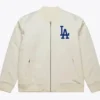 LA Dodgers World Series Champions Cream Jacket
