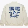 LA Dodgers World Series Cream Champions Jacket