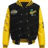 Shop Now Lacoste Two-Tone Varsity Jacket