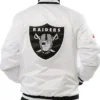 Las Vegas Raiders Varsity White Jacket