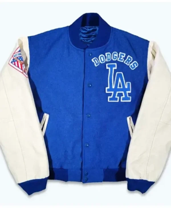 Los Angeles Dodgers 80’s Blue And OFF White Jacket