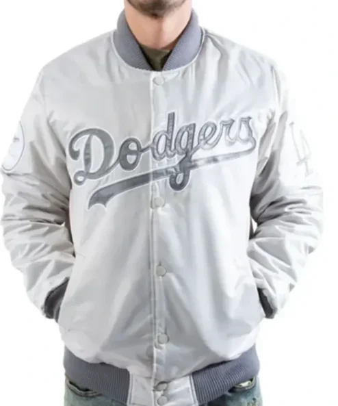 Los Angeles Dodgers Post Season Silver Jacket