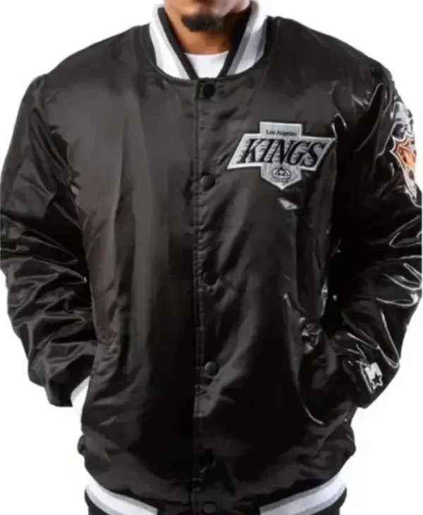 Los Angeles Kings Black Varsity Jacket