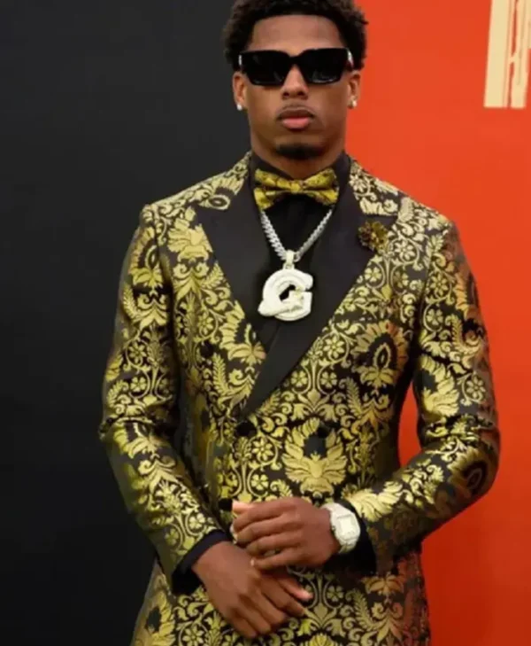 Matthew Golden 2025 NFL Draft Red Carpet Suit