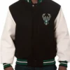 Milwaukee Bucks Black And White Jacket