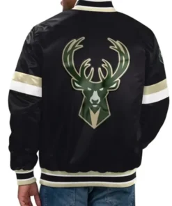 Milwaukee Bucks Black Home Game Jacket