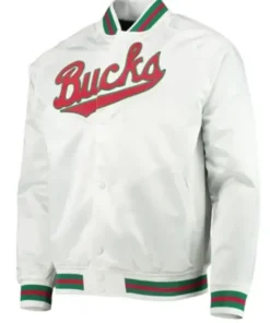 Milwaukee Bucks City Collection White Jacket