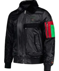 Milwaukee Bucks Ty Mopkins Black Jacket