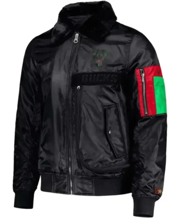 Milwaukee Bucks Ty Mopkins Black Jacket