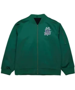Milwaukee Bucks Vintage Logo Green Jacket