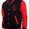 New York City Red And Black Varsity Jacket