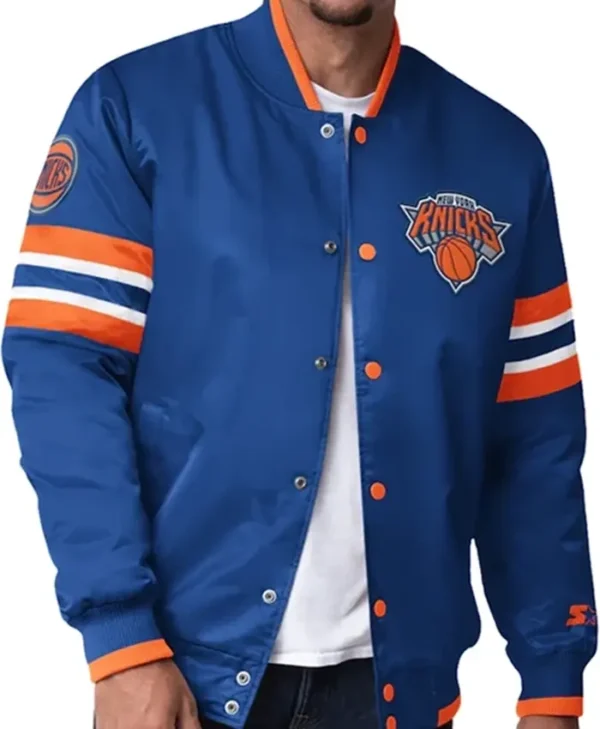 New York Knicks Starter Scout Varsity Jacket