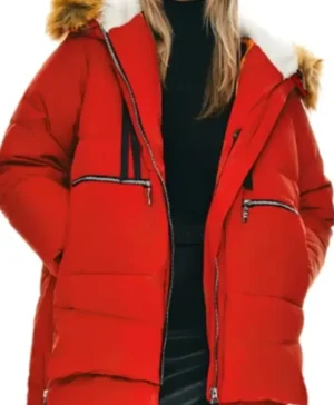 North Of North S01 Millie Red Puffer Jacket