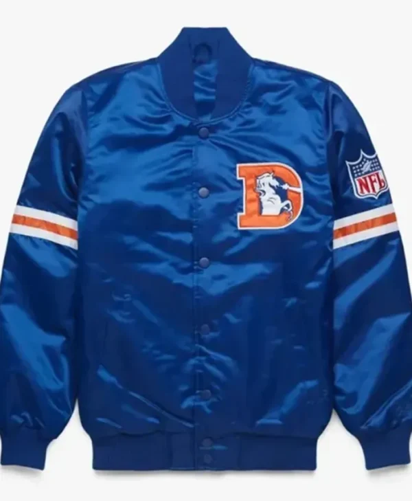 Ohio Denver Broncos Royal Varsity Jacket