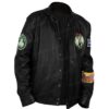 Black Color Boston Celtics Leather Jacket