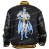 Order Now Men And Women Batman Black Printed Bomber Varsity Jacket For Sale
