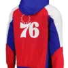 Philadelphia 76ers Body Hooded Check Jacket
