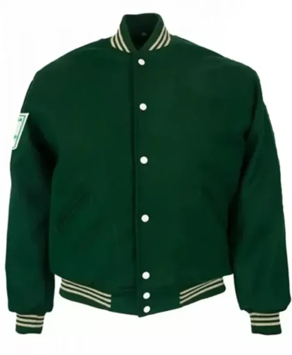 Philadelphia Eagles Dark Green Letterman Jacket