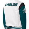 Philadelphia Eagles Throwback Warm Up Varsity Pitch Jacket