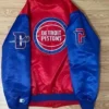 Pistons Ty Mopkins Blue And Red Varsity Jacket