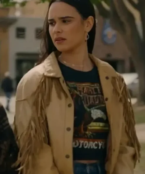 Ransom Canyon S01 Ellie Catawnee Fringe Jacket