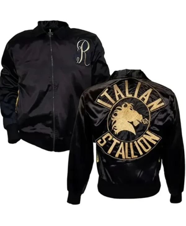 Rocky III Italian Stallion Black Jacket