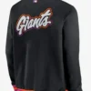 SF Giants Vintage Bomber Black Jacket