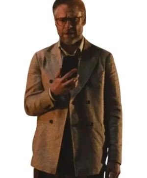 Seth Rogen The Studio 2025 Beige Coat