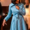 She The People 2025 Terri J. Vaughn Alligator Emboss Coat