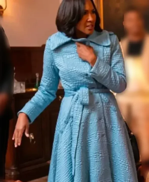 She The People 2025 Terri J. Vaughn Alligator Emboss Coat