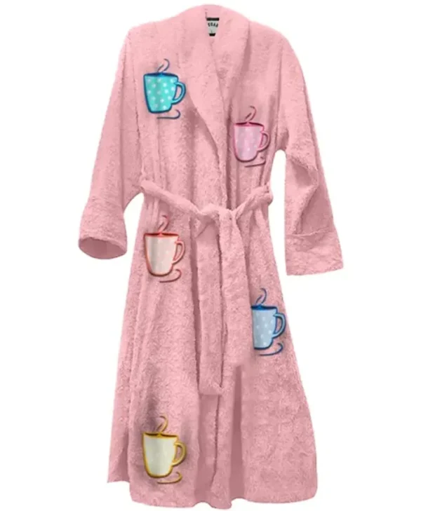 Stegaro Cup Light Pink Bath Robe