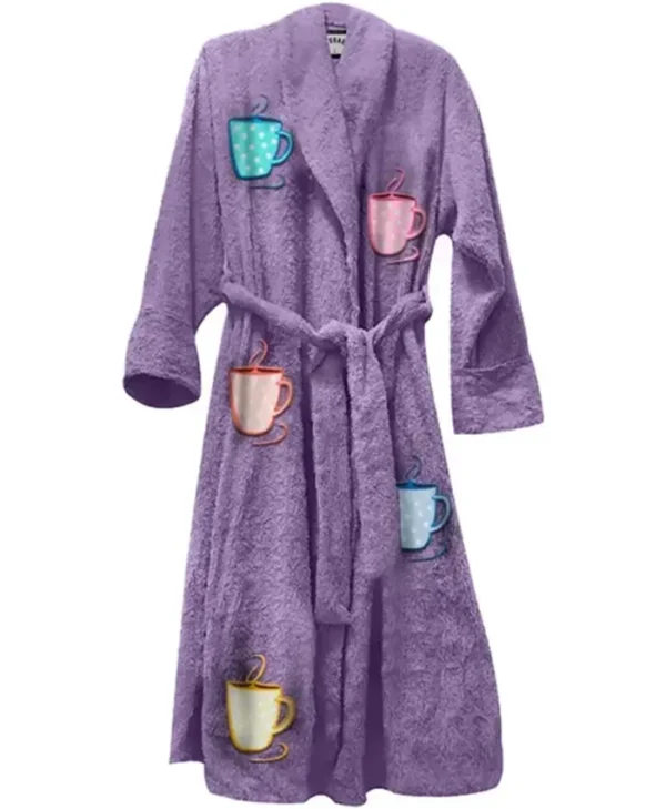 Stegaro Cup Purple Bath Robe